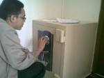 Seting Kode brandkas New Cartenz Safe di PPA Darul Quran Bogor