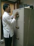 Ganti kunci Filing Cabinet Chubb di Radian Utama Tendean JKT